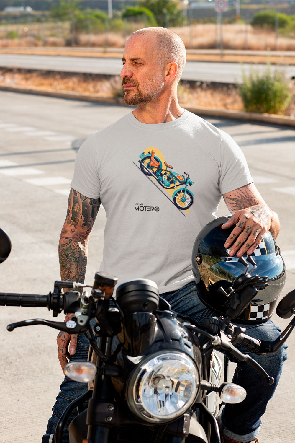 Playera de algodón para hombre diseño 1-45