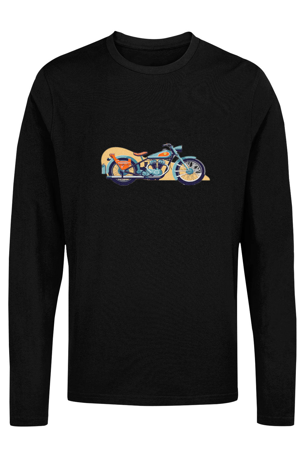 Playera hombre manga larga de algodón Diseño 1