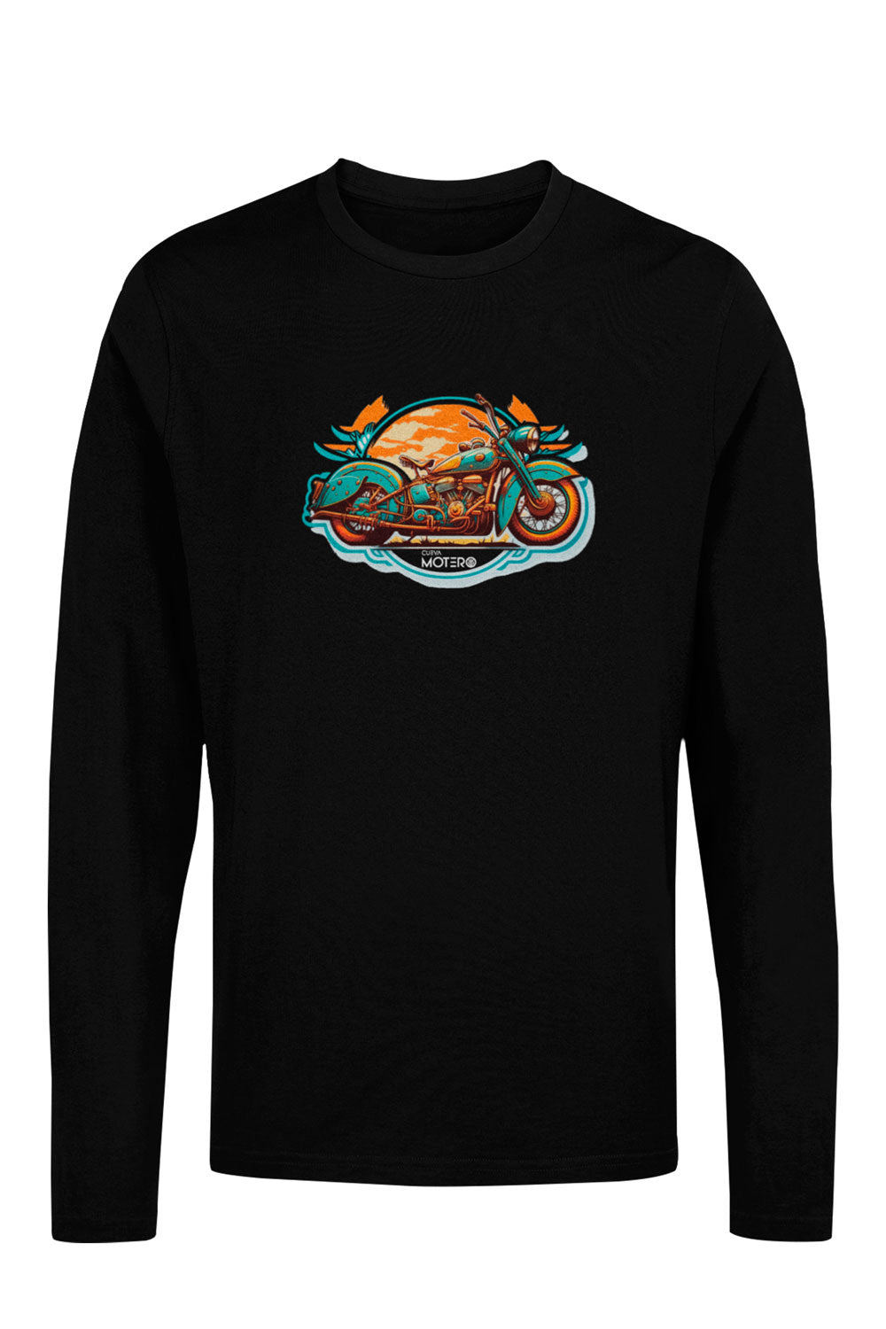 Playera hombre manga larga de algodón Diseño 10