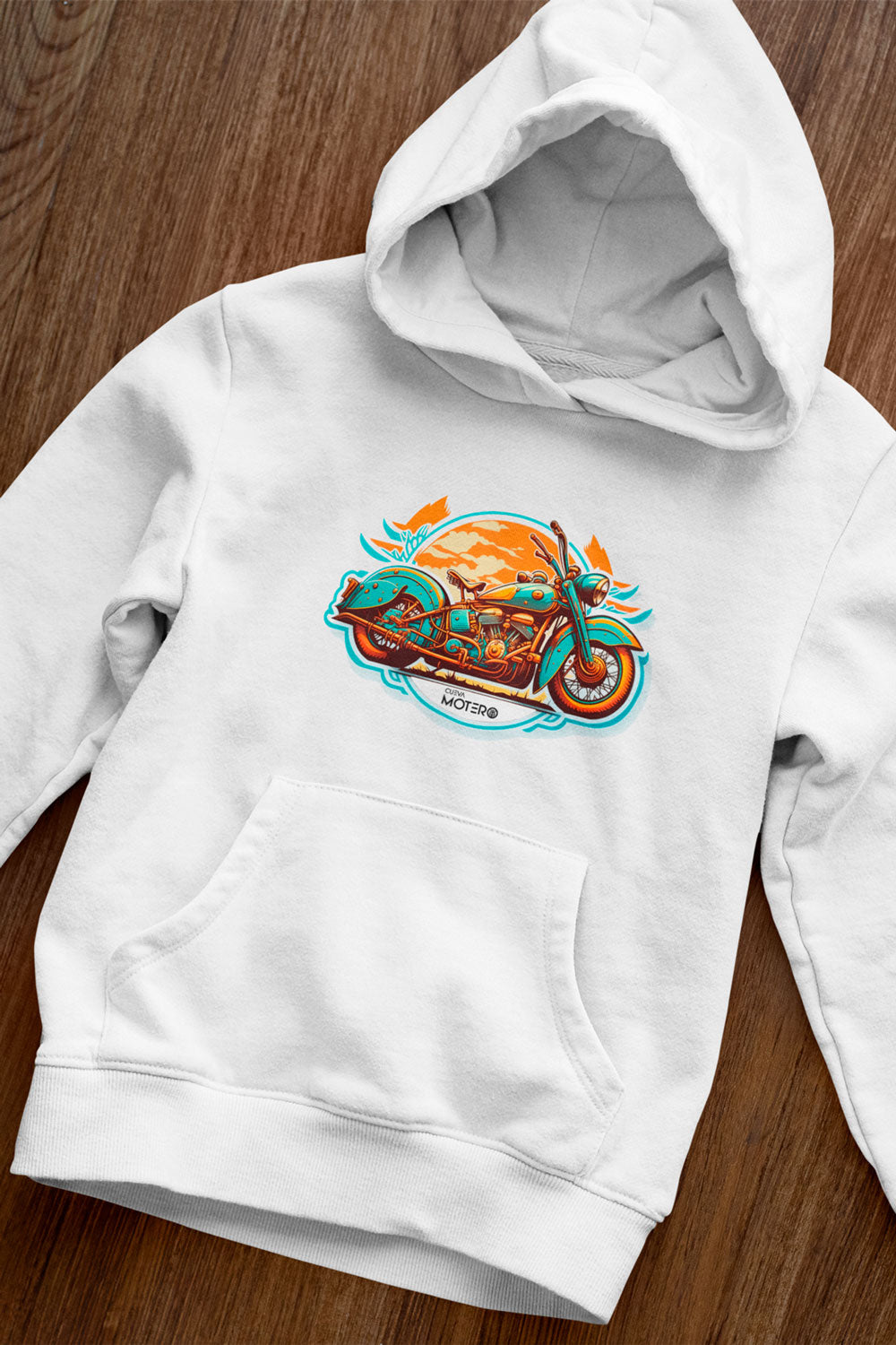 Sudadera unisex blanca diseño 10