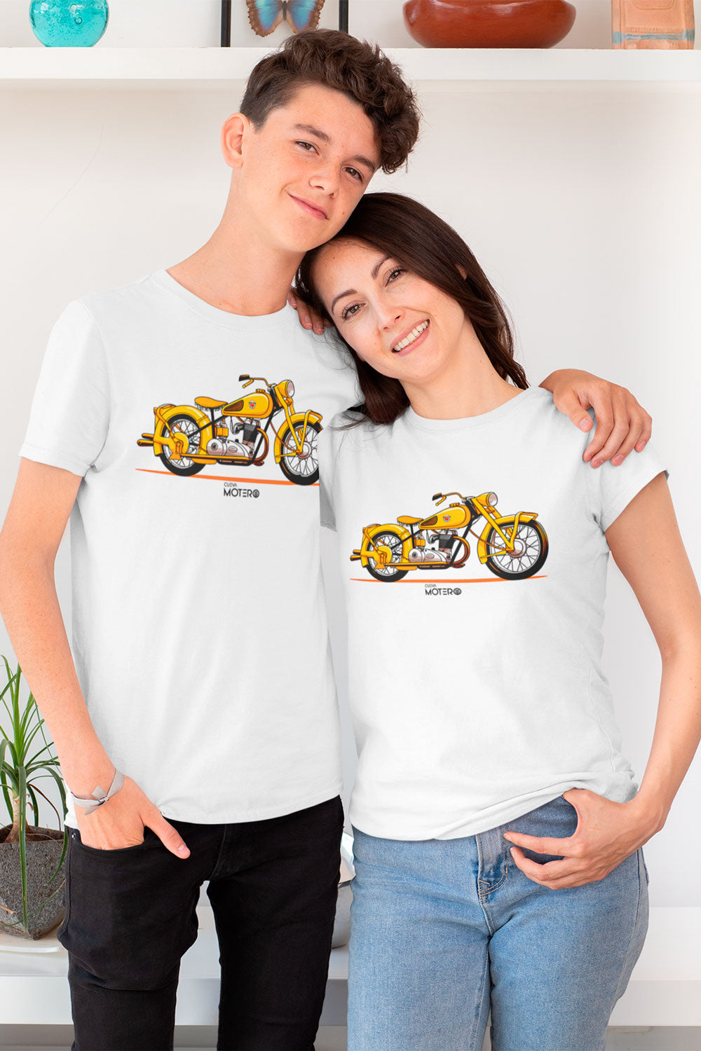 Playera poliéster blanca para niños diseño 11