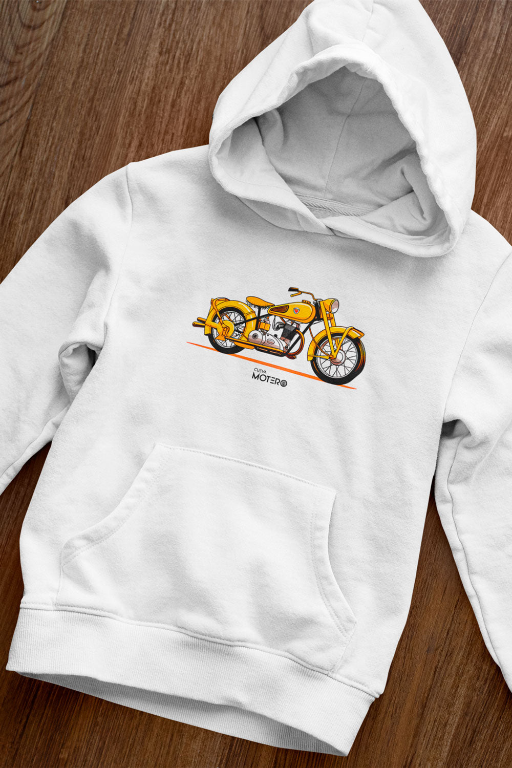 Sudadera unisex blanca diseño 11