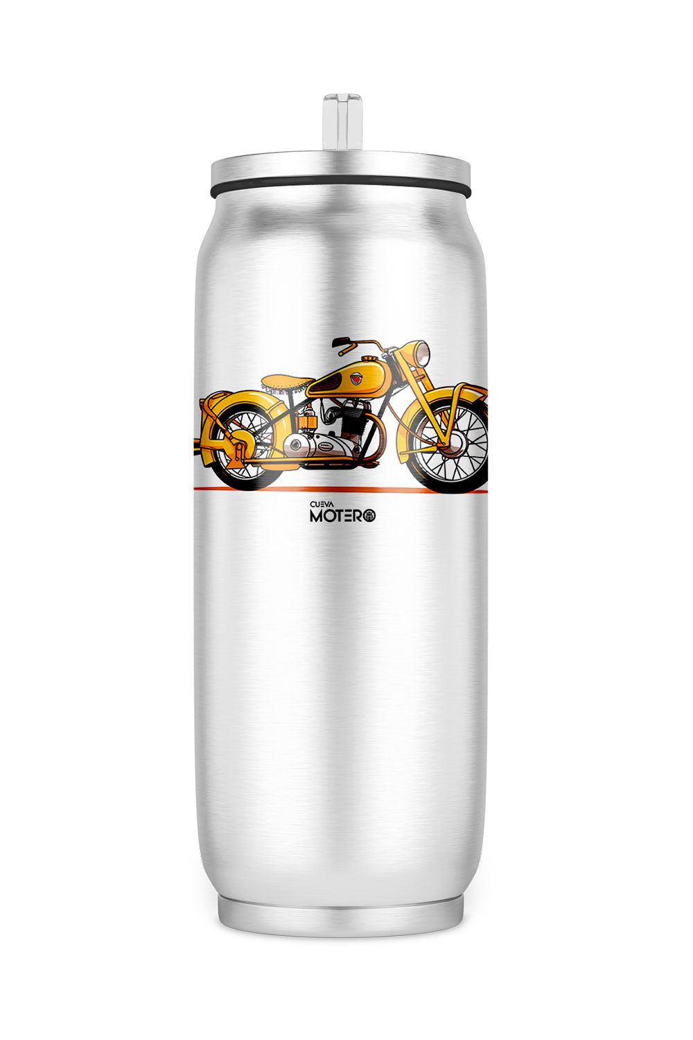 Termo de acero tipo lata 450 ml con Diseño 11
