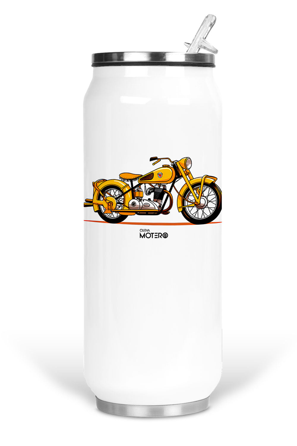 Termo de acero tipo lata 450 ml con Diseño 11