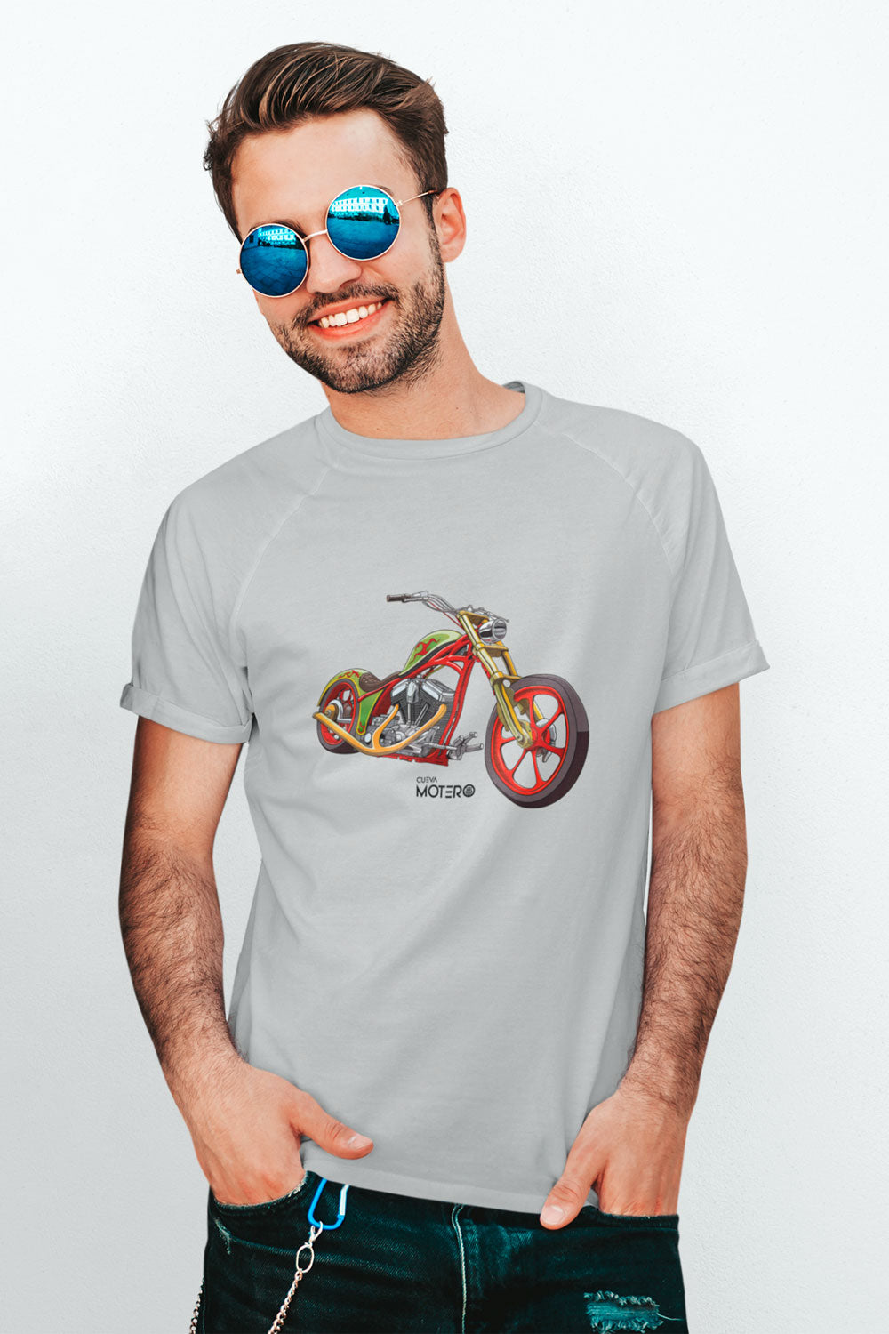 Playera de algodón para hombre diseño 116
