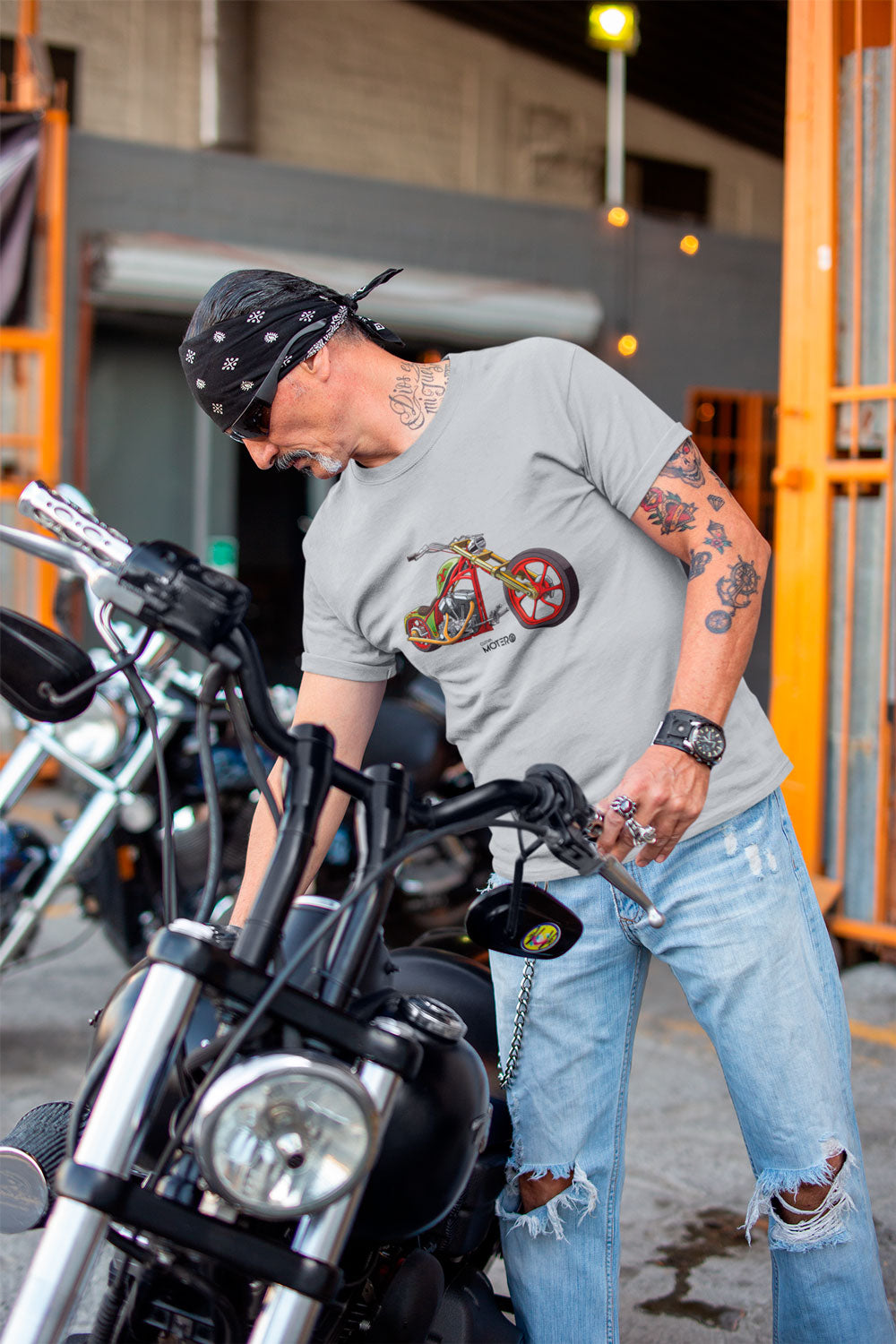 Playera de algodón para hombre diseño 116
