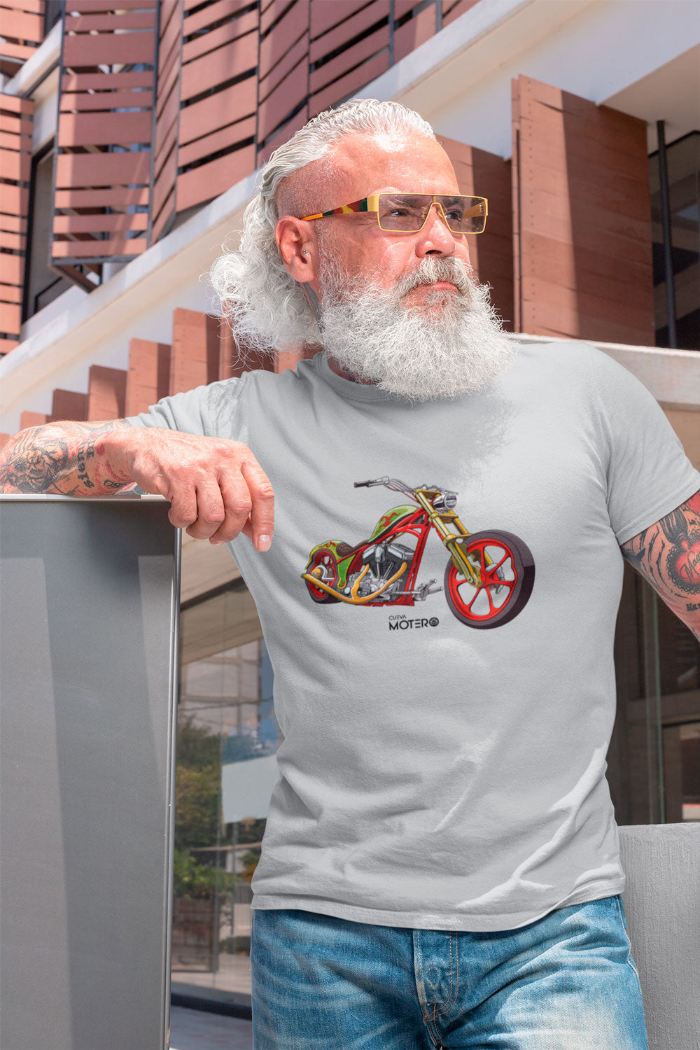 Playera de algodón para hombre diseño 116