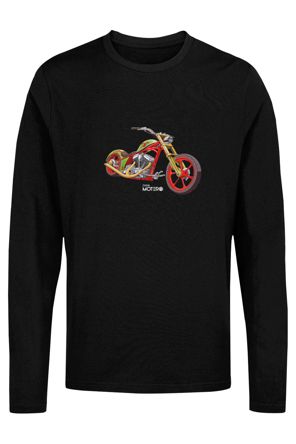 Playera hombre manga larga de algodón Diseño 116