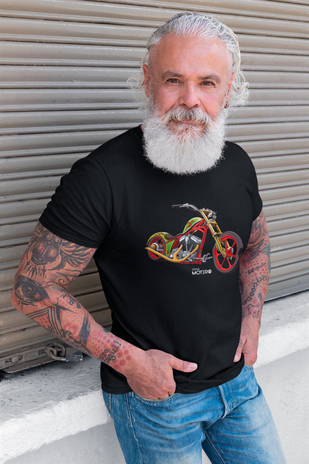 Playera de algodón para hombre diseño 116