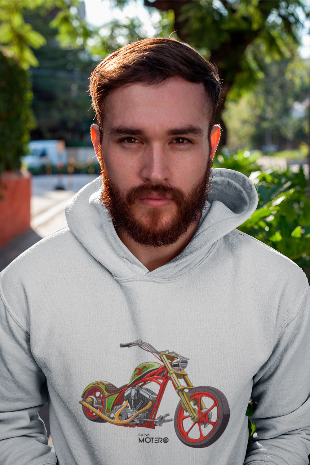 Sudadera unisex blanca diseño 116