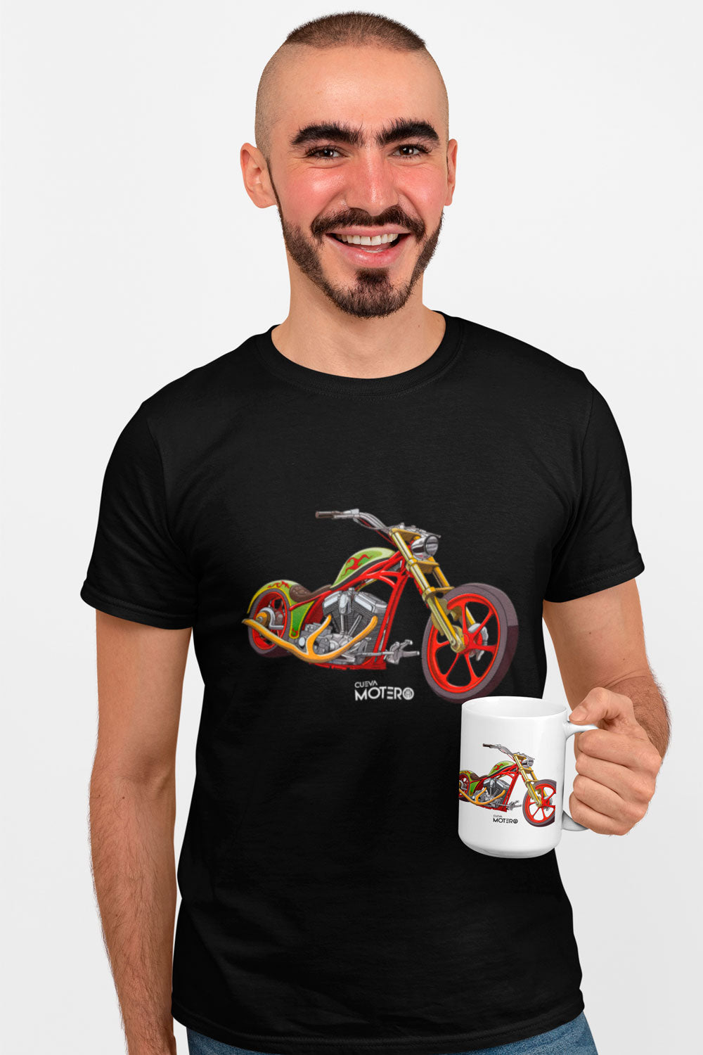 Playera de algodón para hombre diseño 116