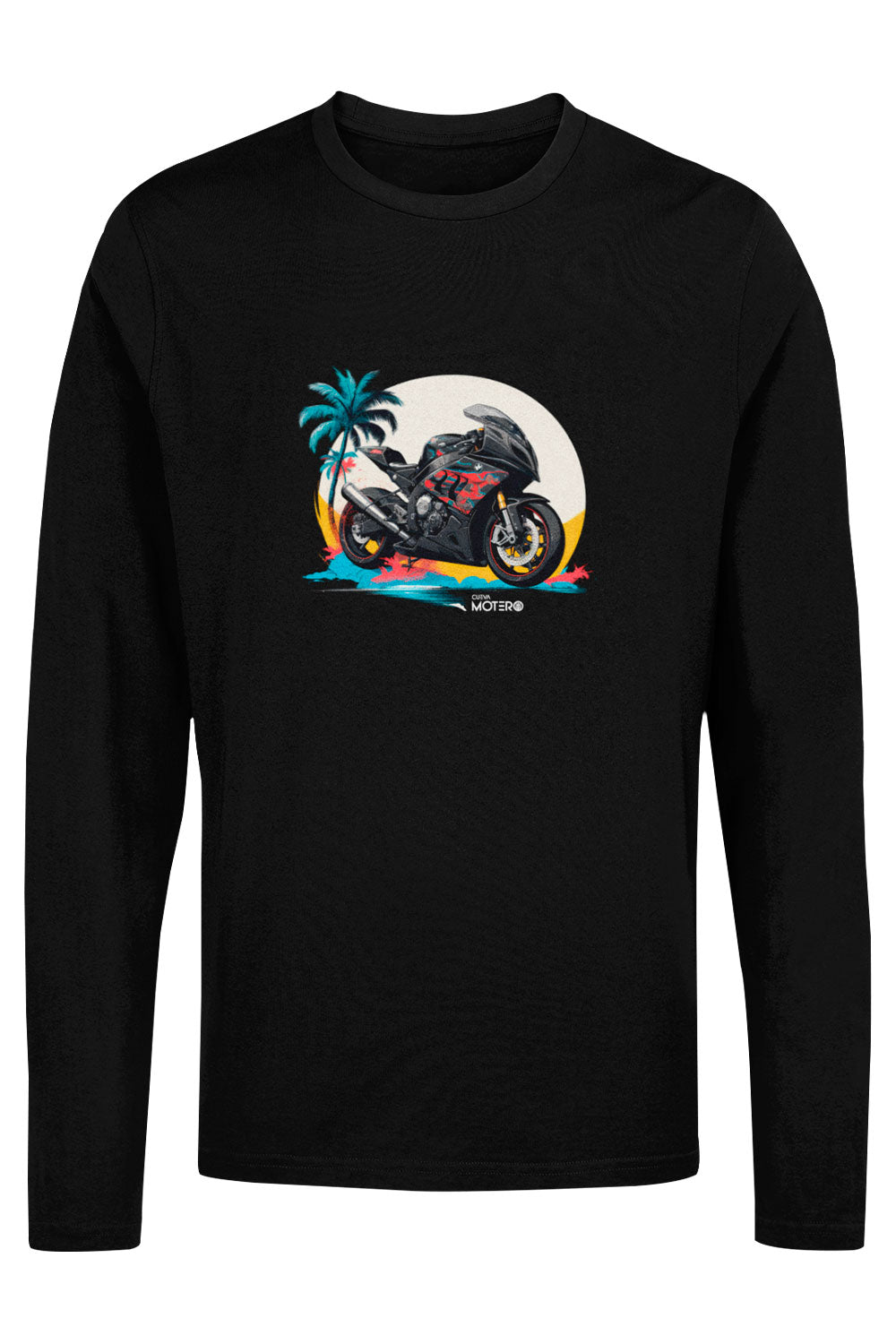Playera hombre manga larga de algodón Diseño 119