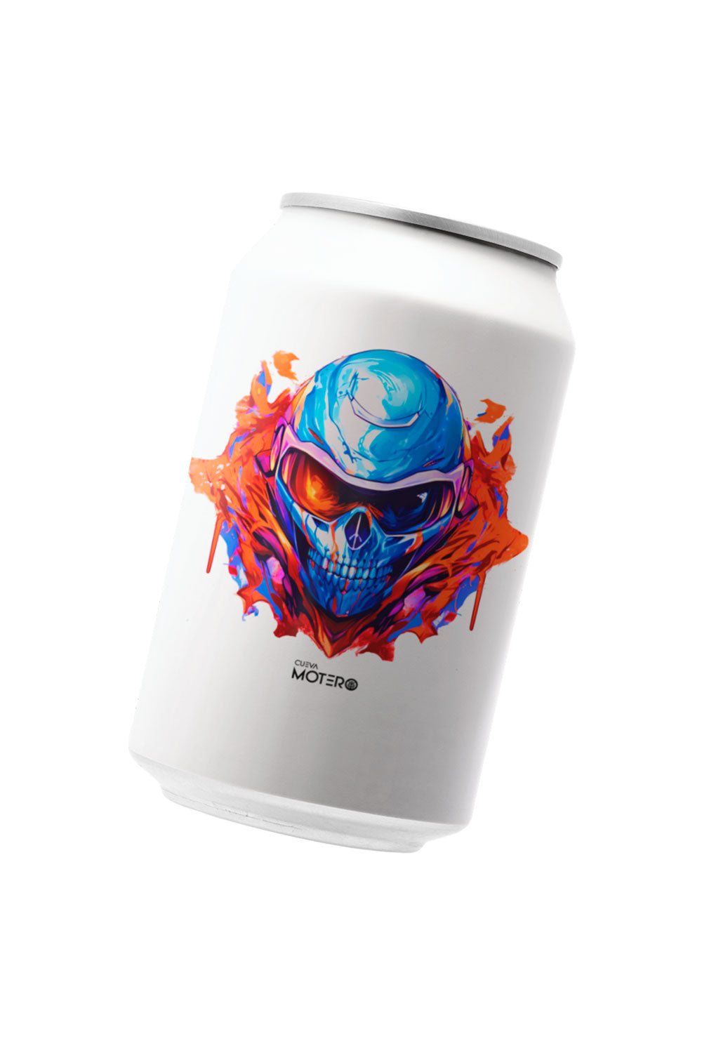 Termo de acero tipo lata con Diseño 123