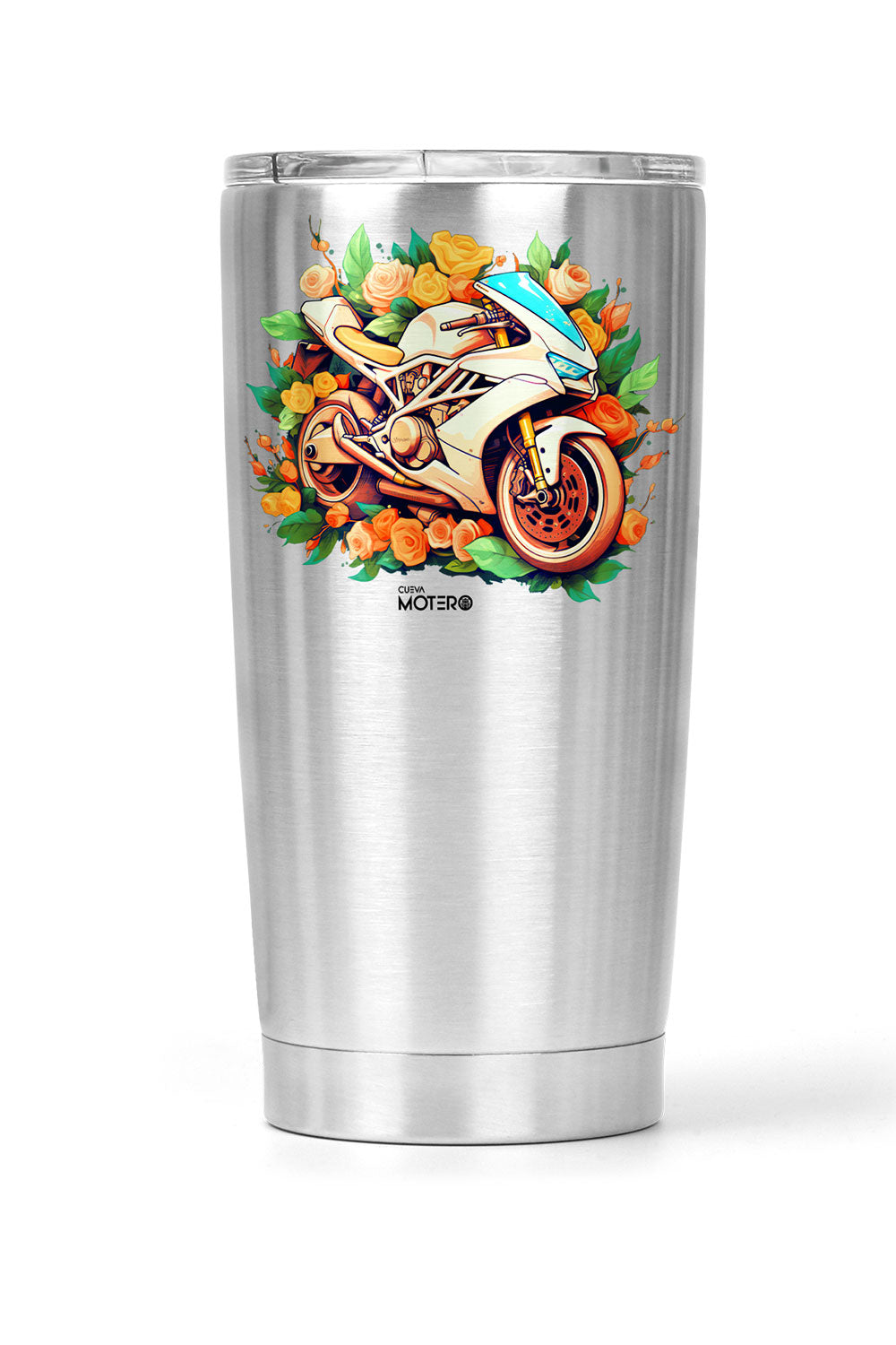Termo tipo viajero de acero con capacidad de 20 oz Diseño 127