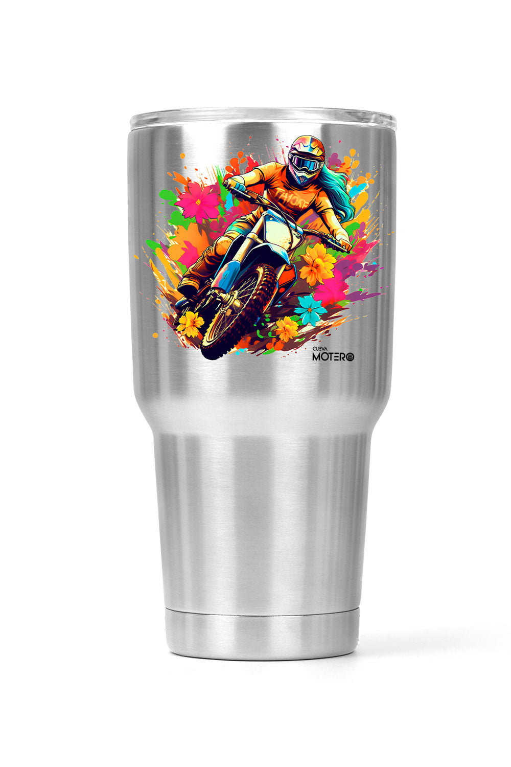Termo tipo viajero de acero doble con capacidad de 20 oz Diseño 128
