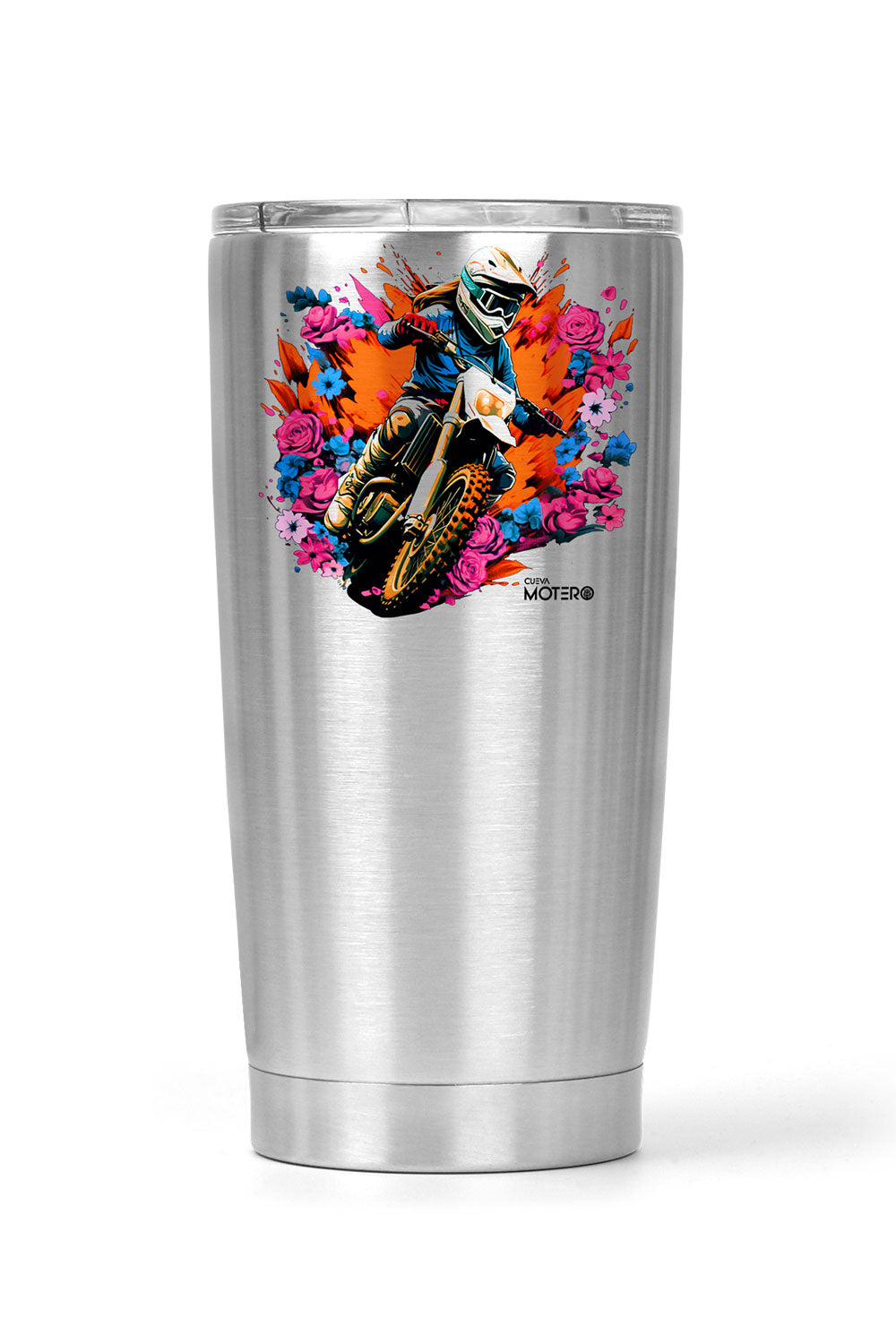 Termo tipo viajero de acero con capacidad de 20 oz Diseño 129