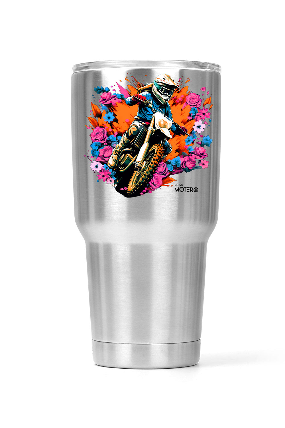 Termo tipo viajero de acero doble con capacidad de 20 oz Diseño 129