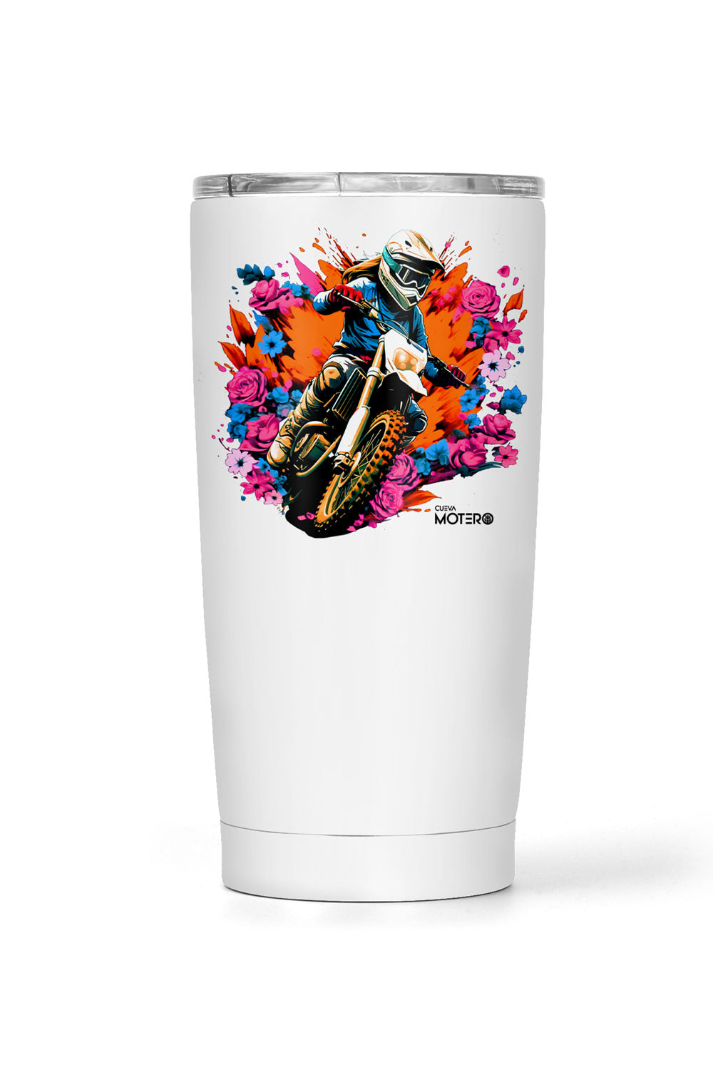 Termo tipo viajero de acero con capacidad de 20 oz Diseño 129