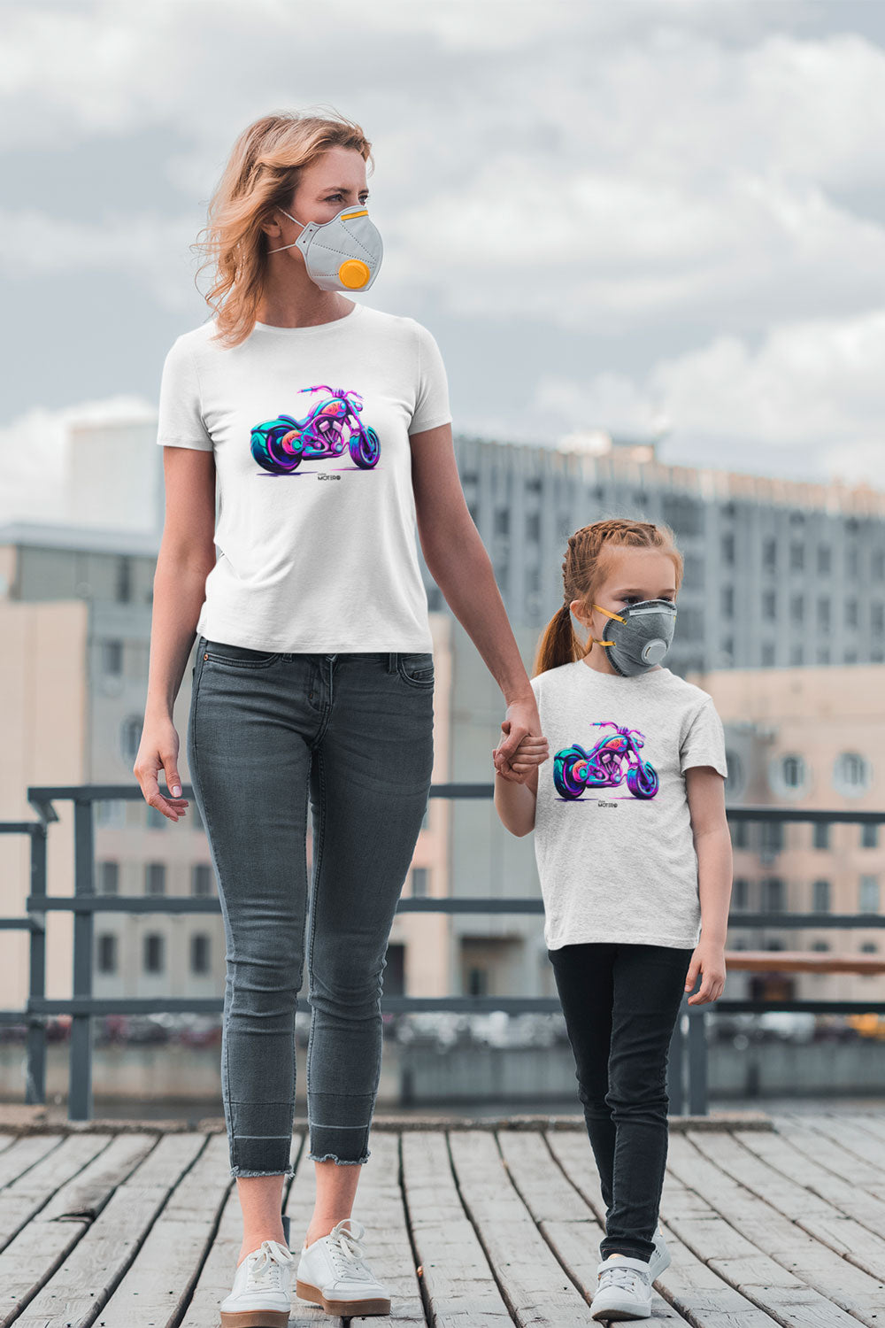 Playera poliéster blanca para niños diseño 130
