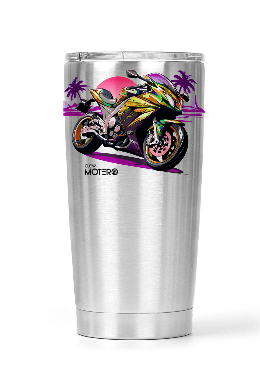 Termo tipo viajero de acero con capacidad de 20 oz Diseño 133