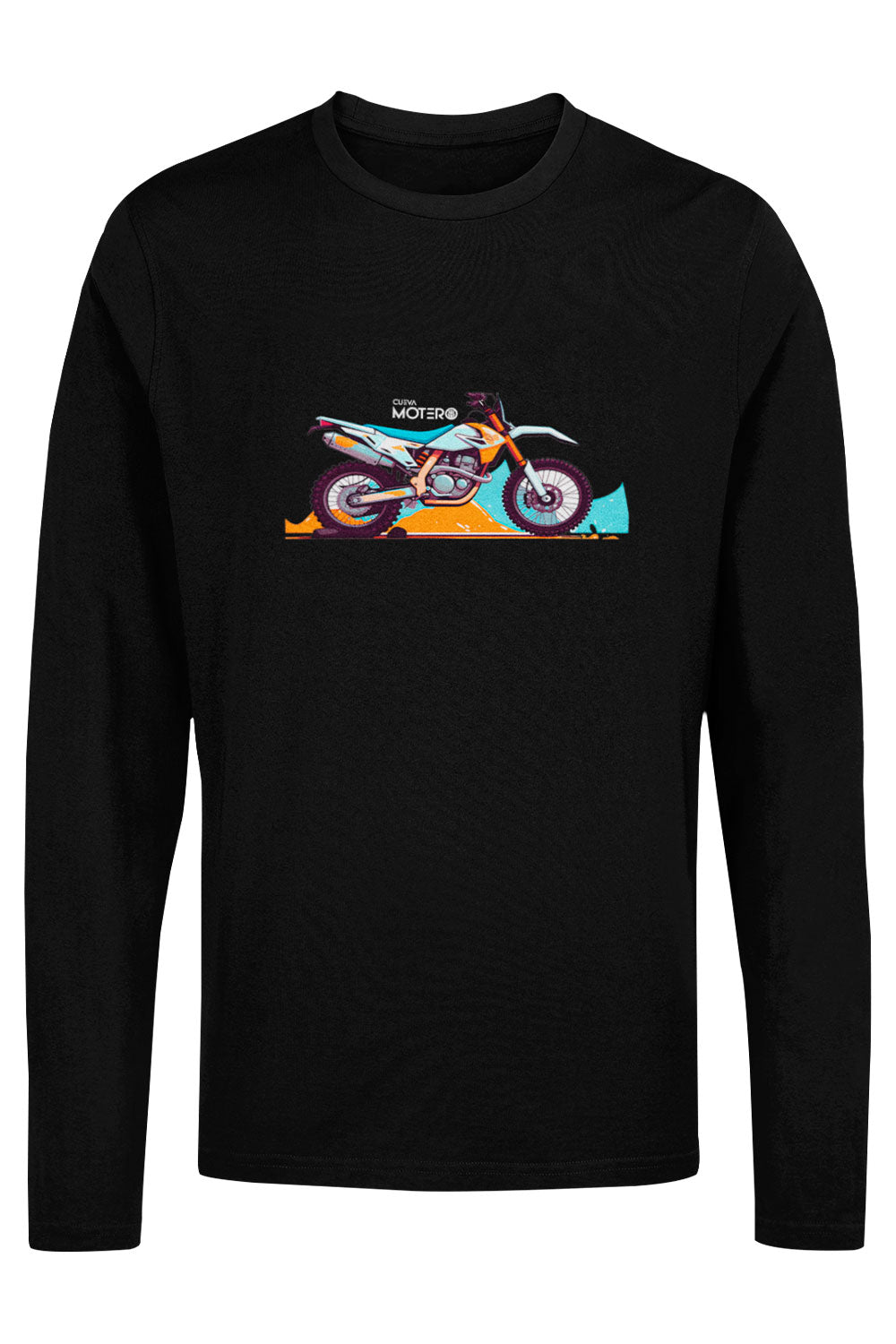 Playera hombre manga larga de algodón Diseño 134