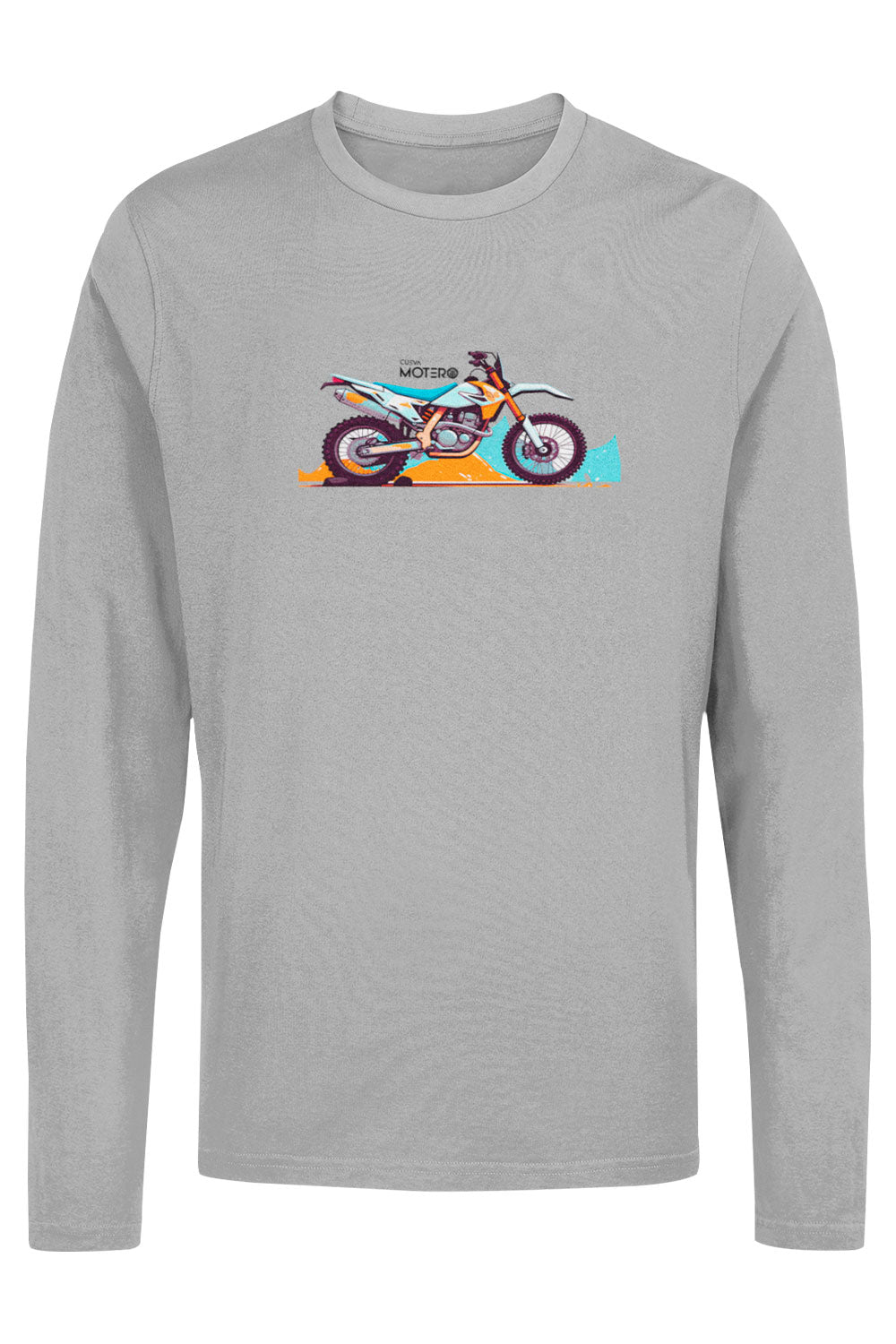 Playera hombre manga larga de algodón Diseño 134