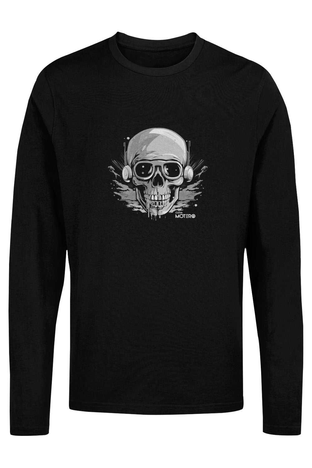Playera hombre manga larga de algodón Diseño 135