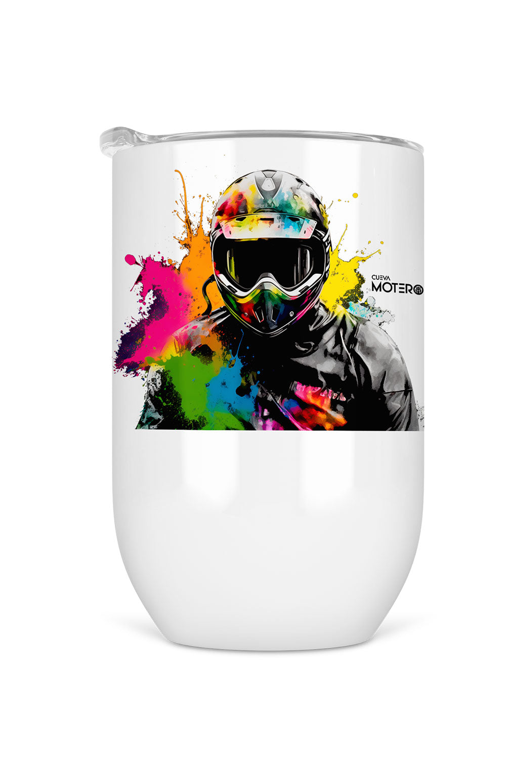 Termo de acero tipo vinero de 300 ml con Diseño 136