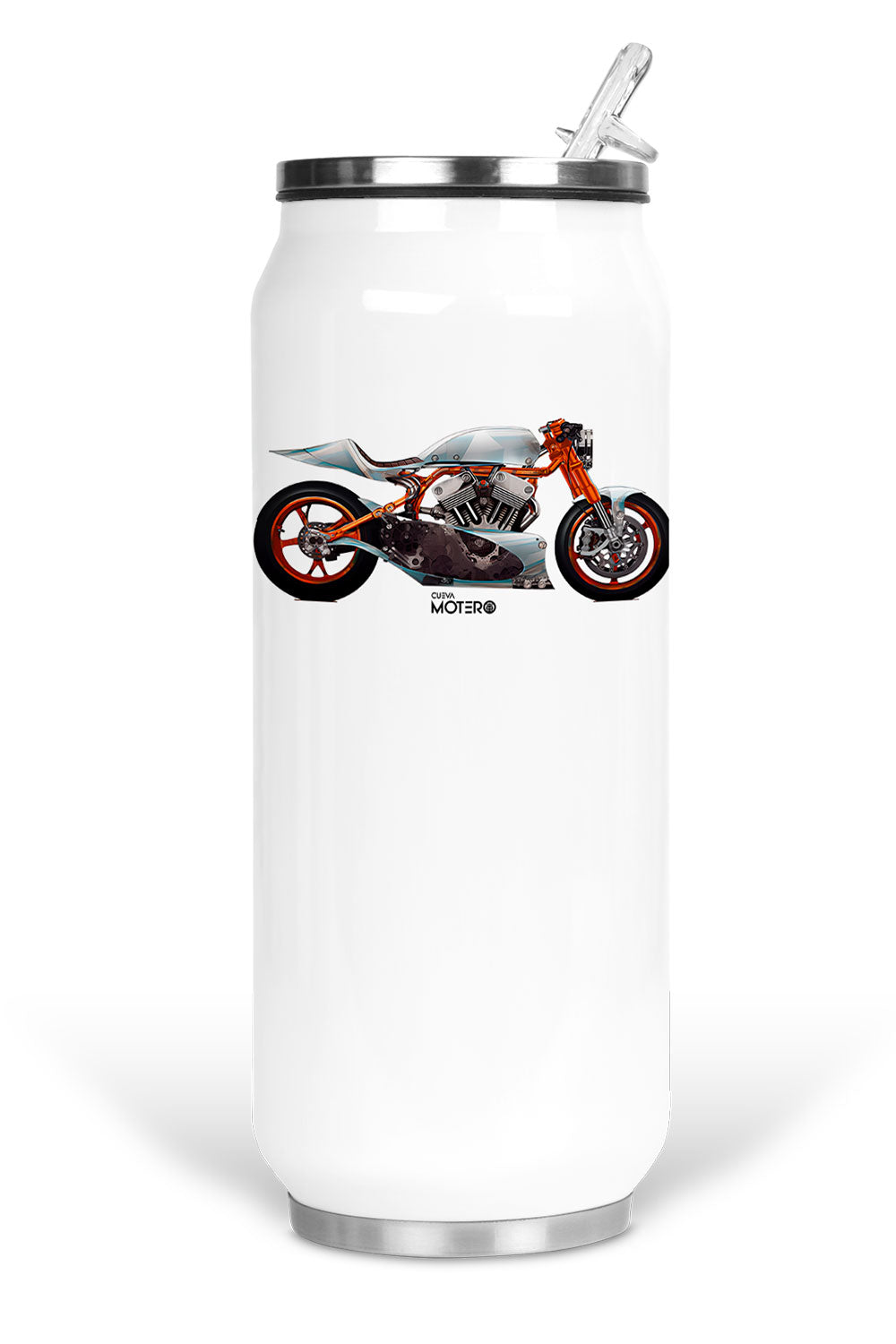 Termo de acero tipo lata con Diseño 138