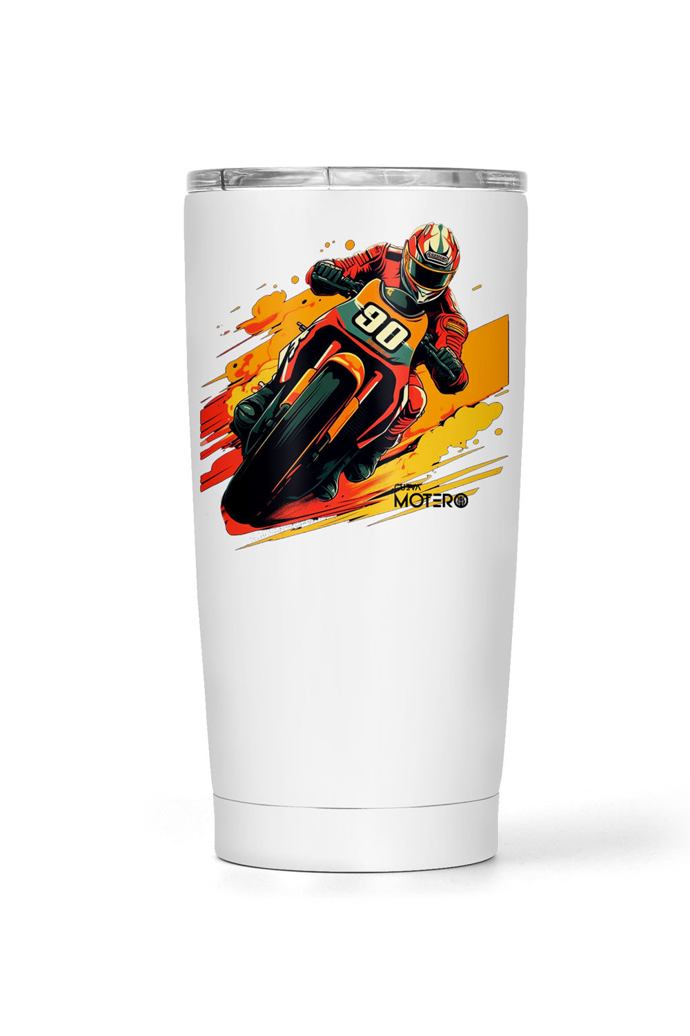 Termo tipo viajero de acero con capacidad de 20 oz Diseño 14