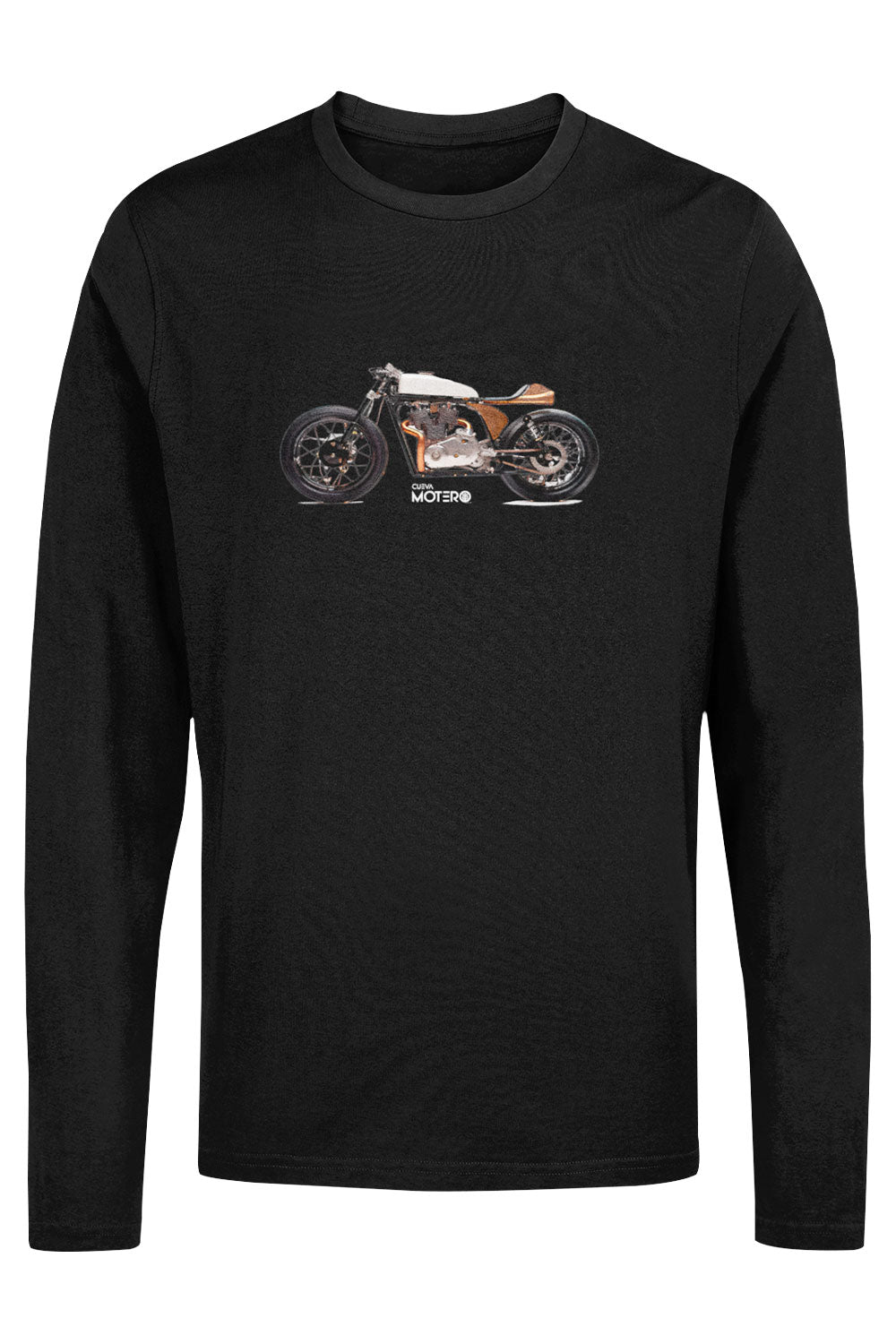Playera hombre manga larga de algodón Diseño 142