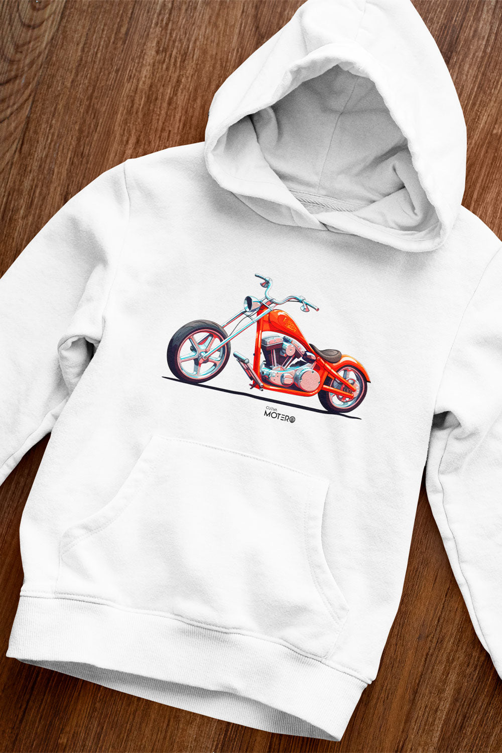 Sudadera unisex blanca diseño 144