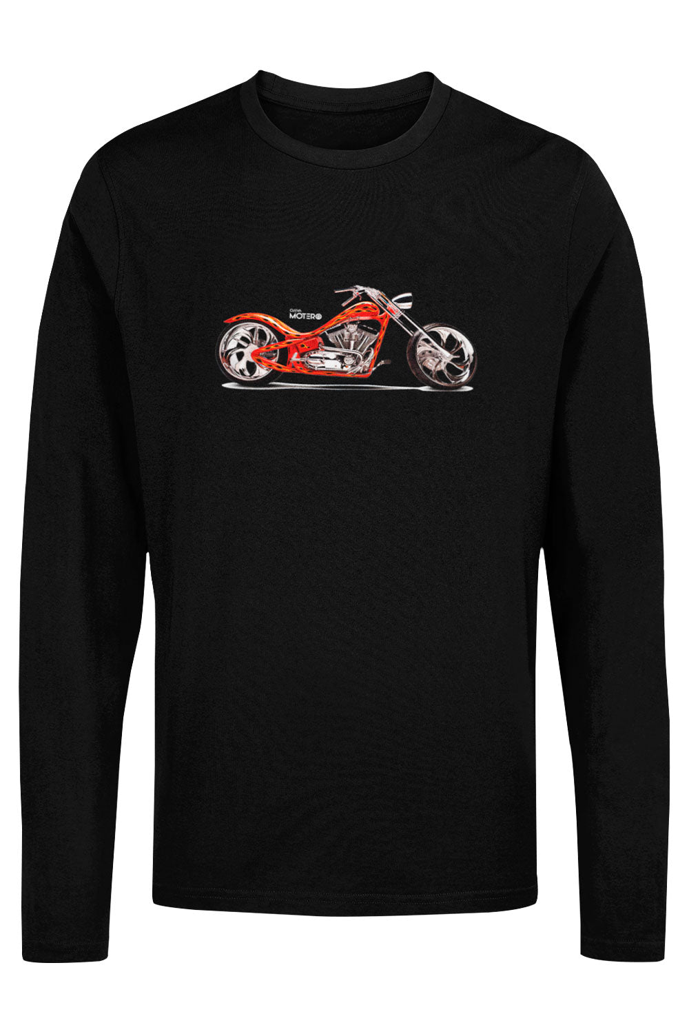 Playera hombre manga larga de algodón Diseño 145