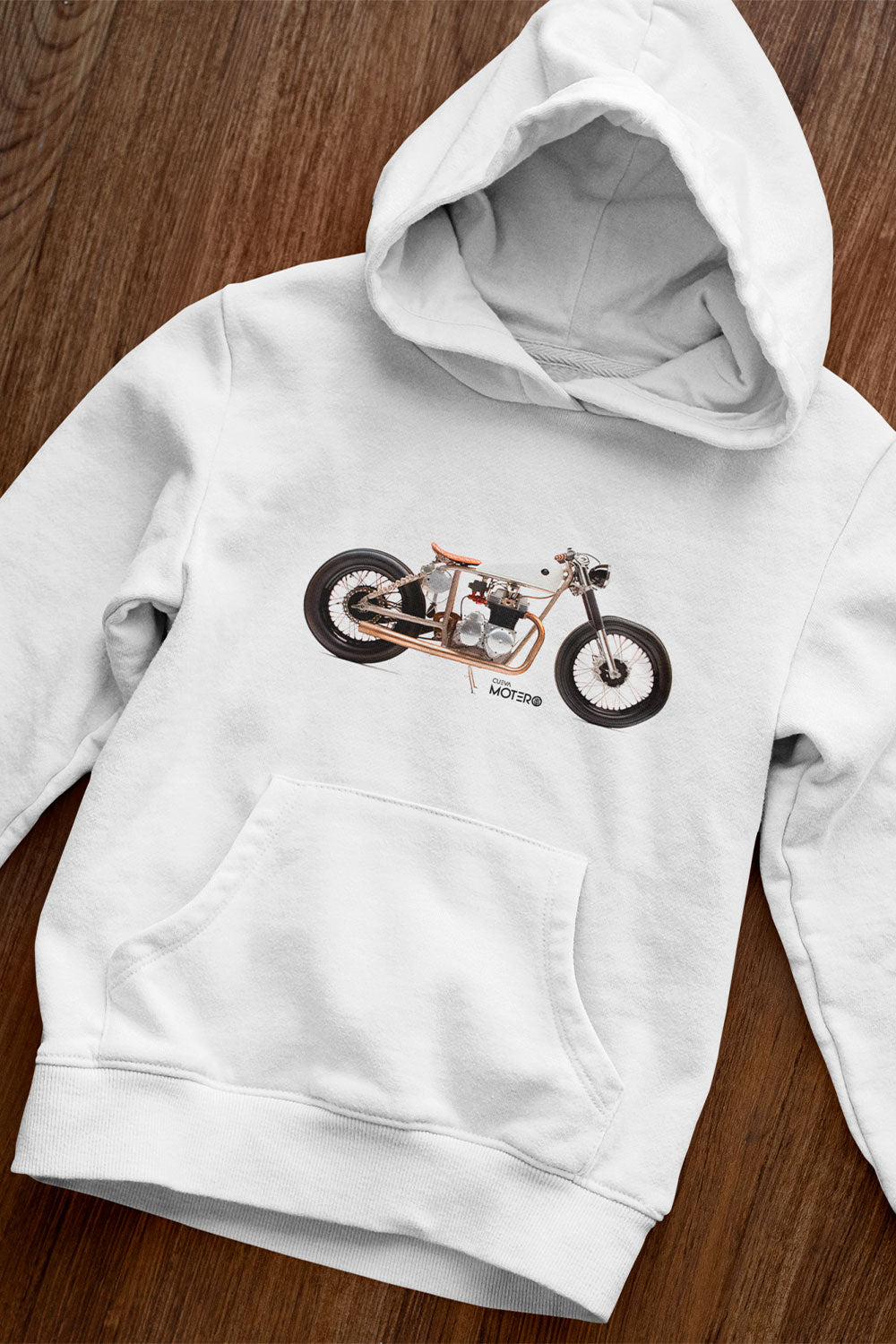 Sudadera unisex blanca diseño 146
