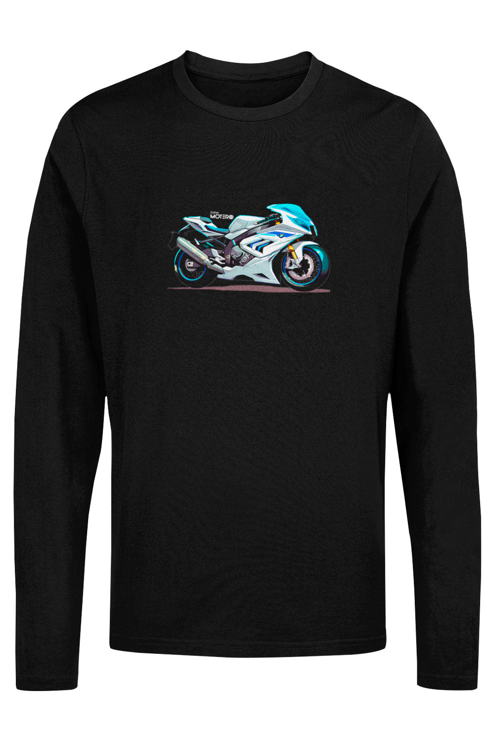 Playera hombre manga larga de algodón Diseño 147