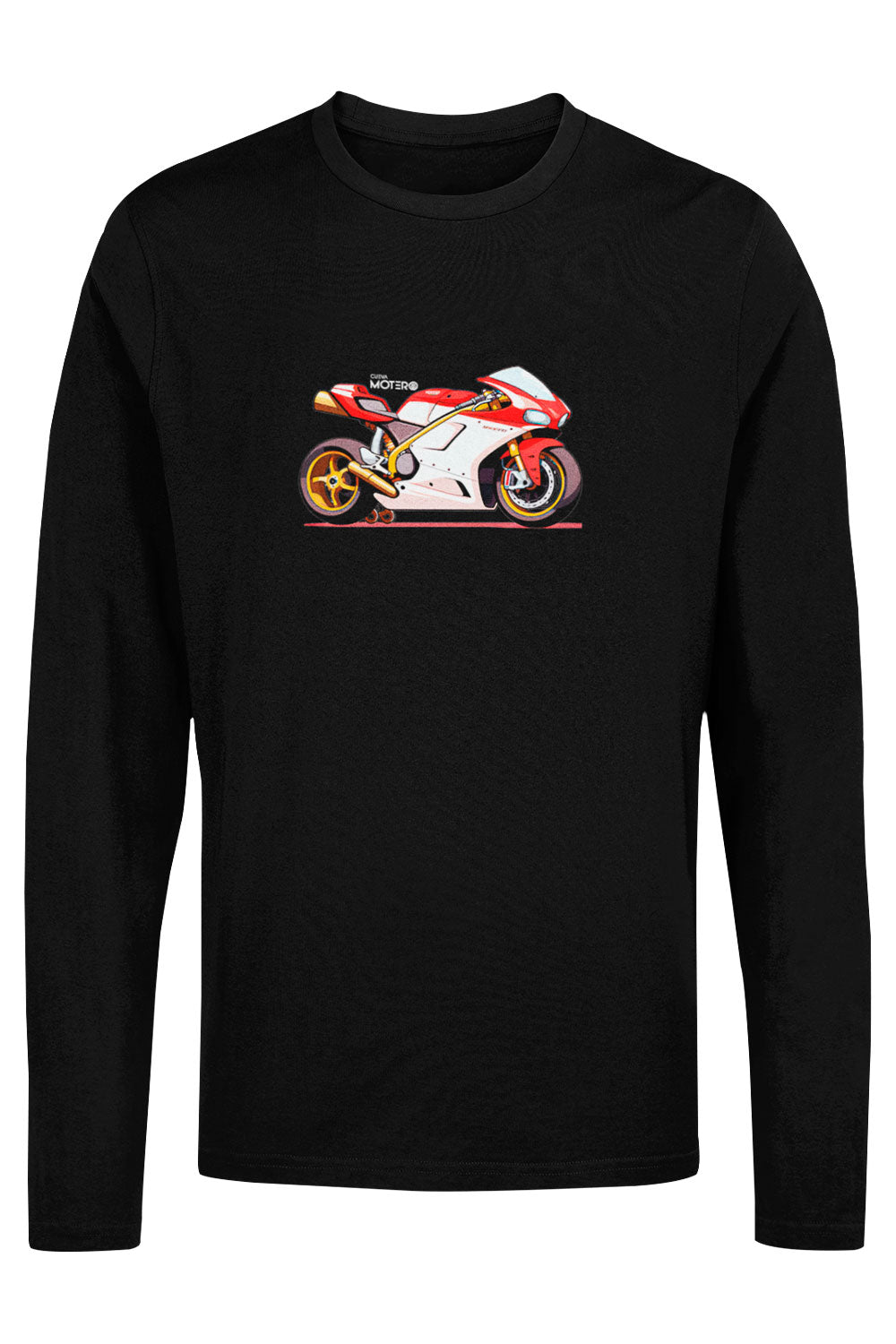 Playera hombre manga larga de algodón Diseño 149