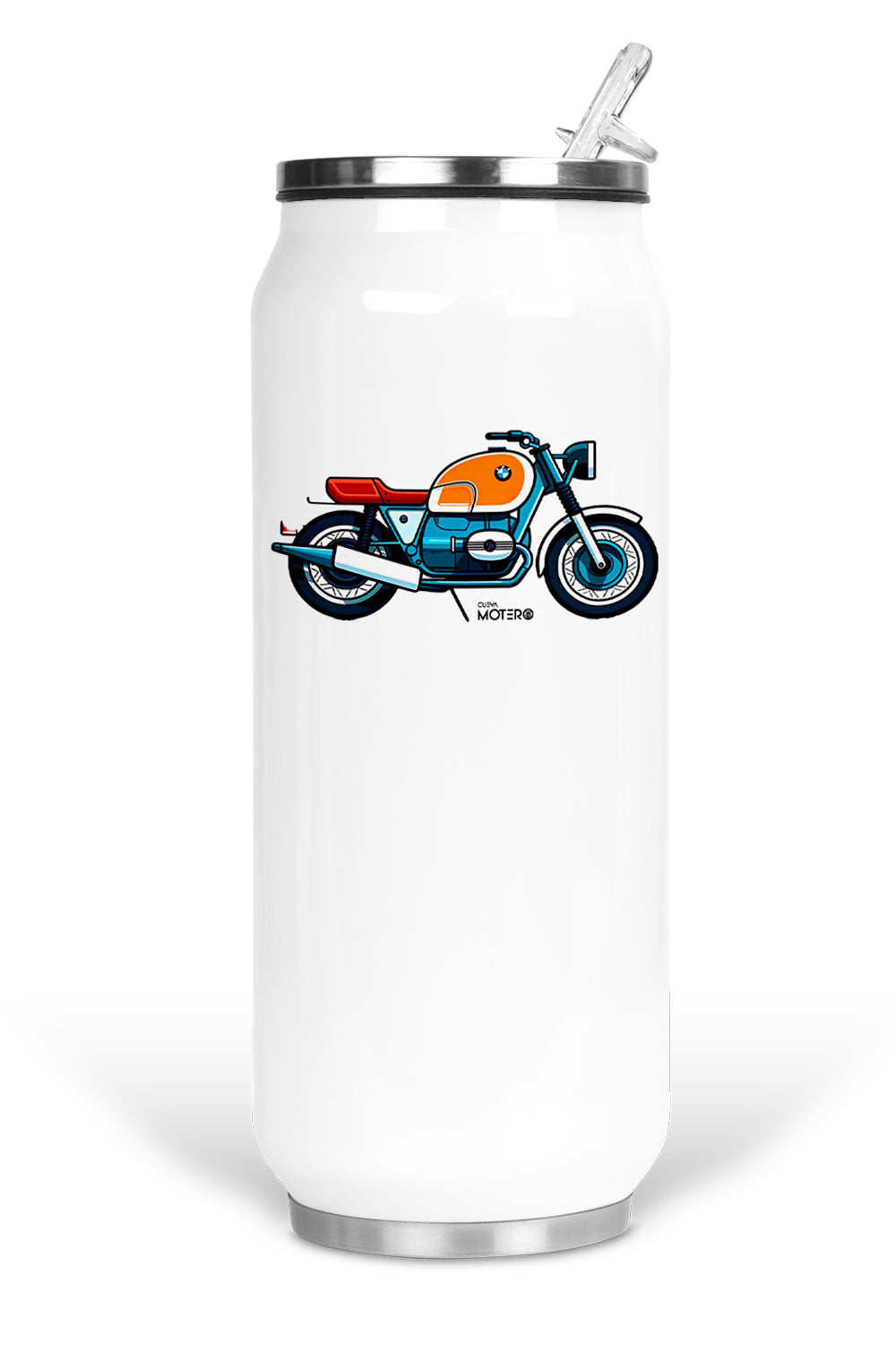 Termo de acero tipo lata de 450 ml con Diseño 151