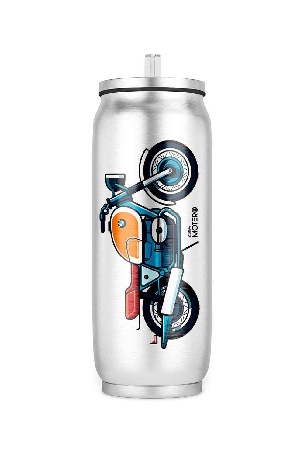 Termo de acero tipo lata de 450 ml con Diseño 151