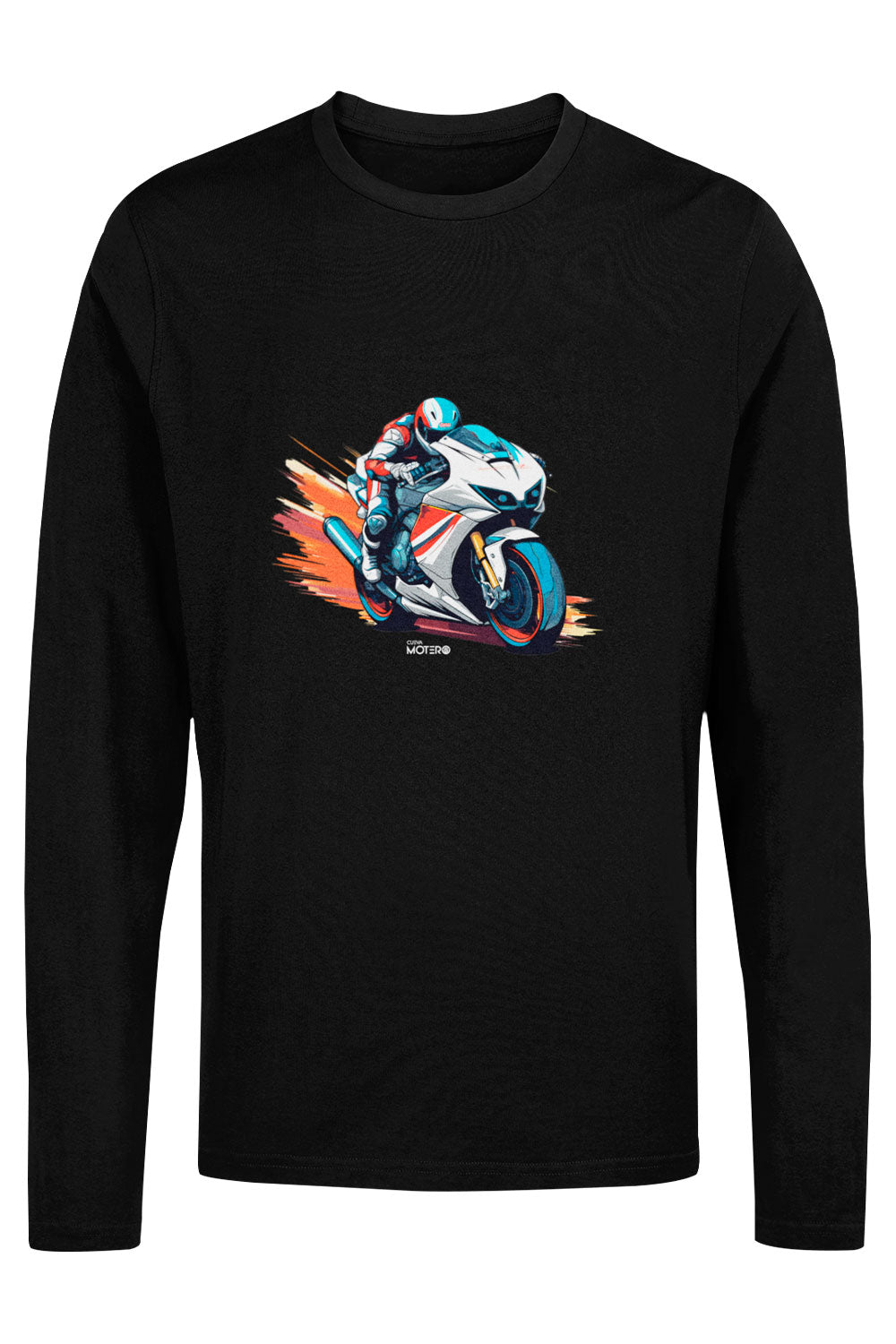 Playera hombre manga larga de algodón Diseño 155