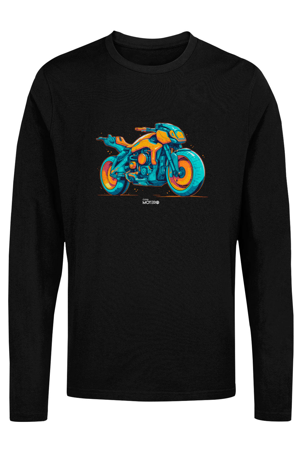 Playera hombre manga larga de algodón Diseño 156
