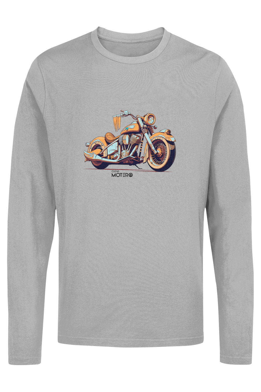 Playera hombre manga larga de algodón Diseño 158