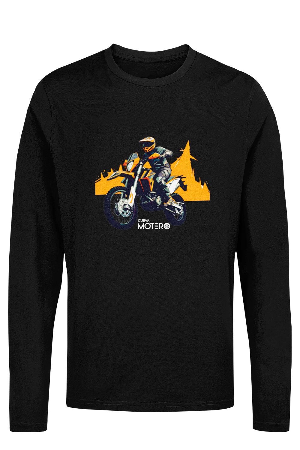 Playera hombre manga larga de algodón Diseño 159