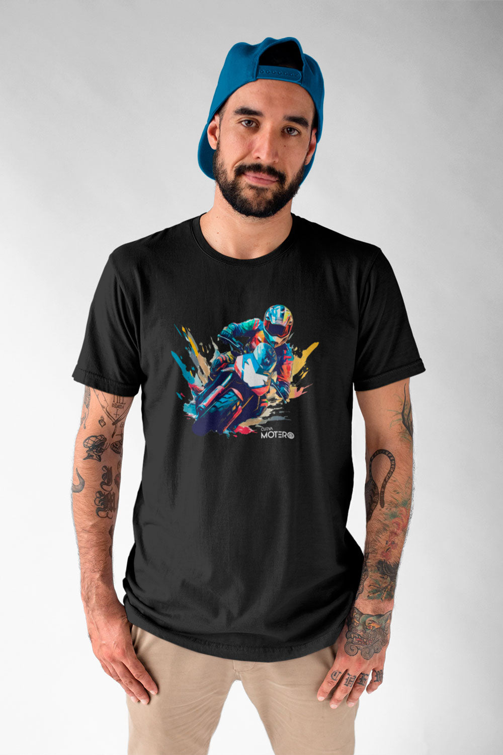 Playera de algodón para hombre diseño 16