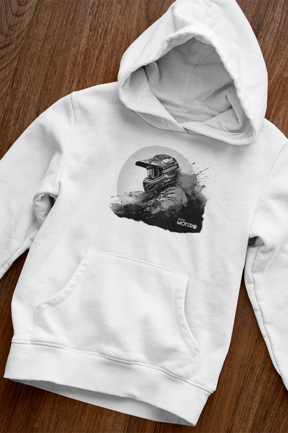 Sudadera unisex blanca diseño 161