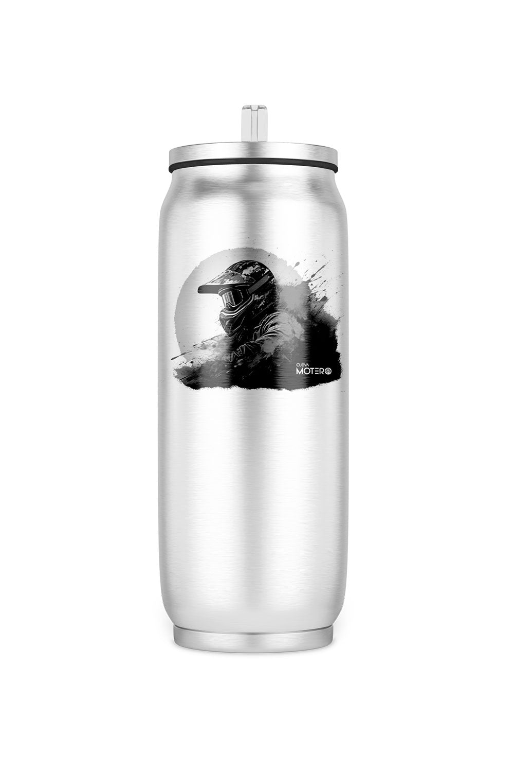 Termo de acero tipo lata de 450 ml con Diseño 161