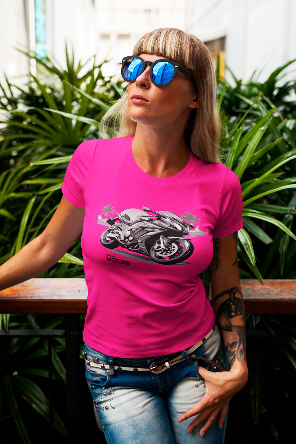 Playera algodón para mujer diseño 162