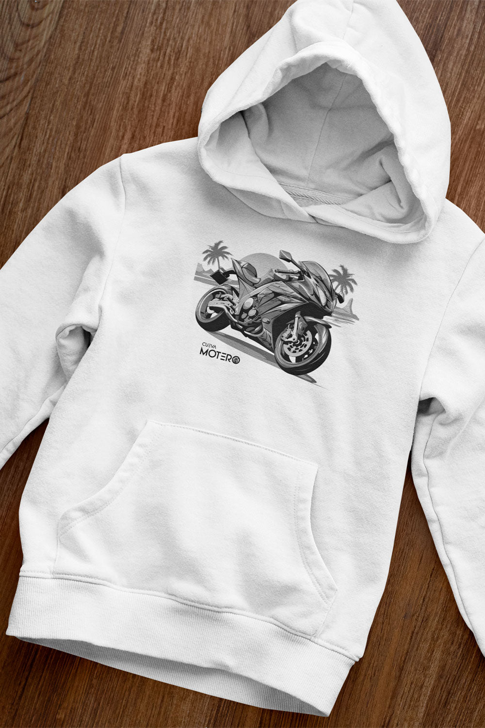 Sudadera unisex blanca diseño 162