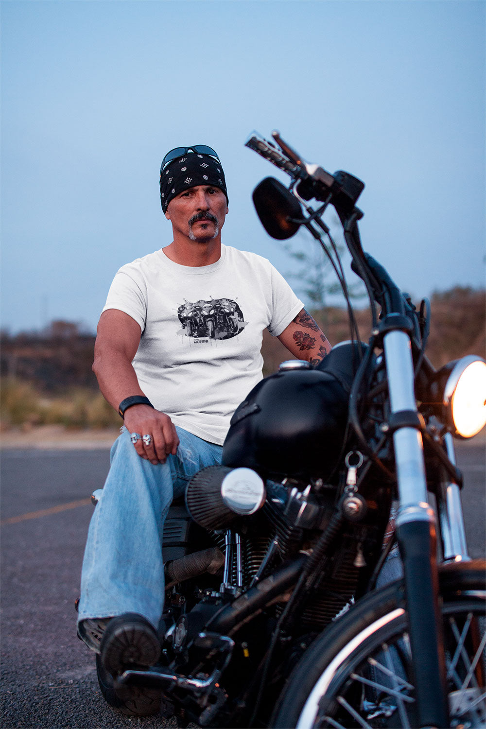 Playera de algodón para hombre diseño 163