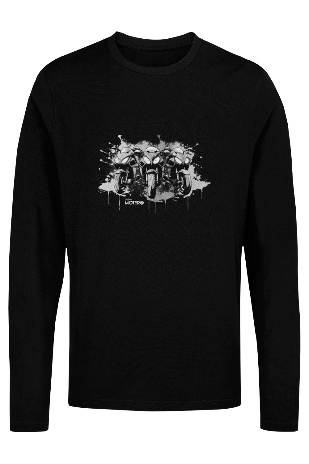 Playera hombre manga larga de algodón Diseño 163