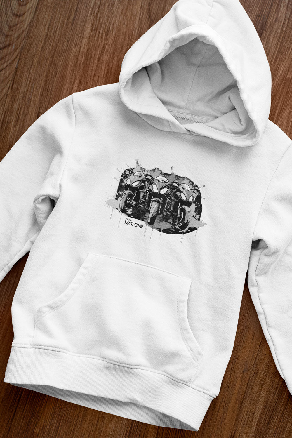 Sudadera unisex blanca diseño 163